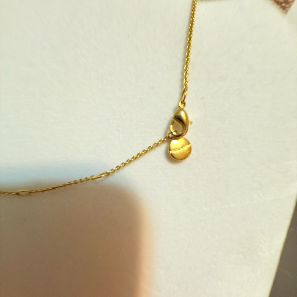 Stella & Dot #1 Elegant Gold tone Crescent Necklace - Picture 7 of 7